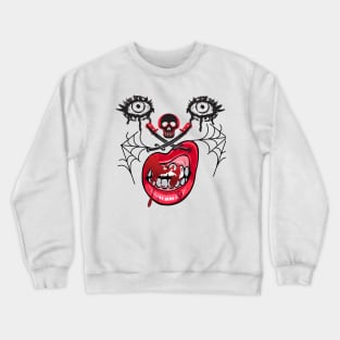 SPOOKY - HALLOWEEN - FACE Crewneck Sweatshirt